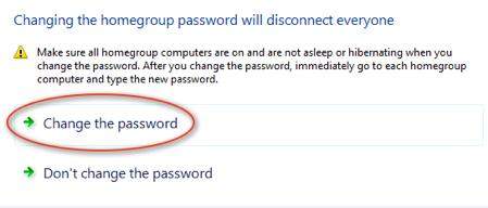 windows 7 homegroup password change