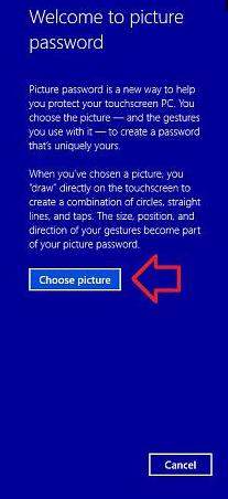 create windows 8.1 picture password