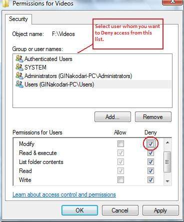 windows 7 password protect folder