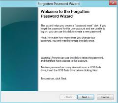 create a windows 8 .1 password reset disk