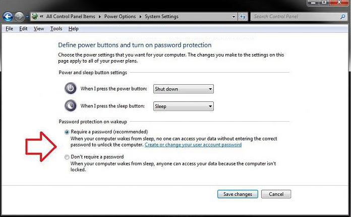 how to make windows 7 not require a password on wakeup