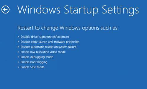 start Windows 8 in safe mode