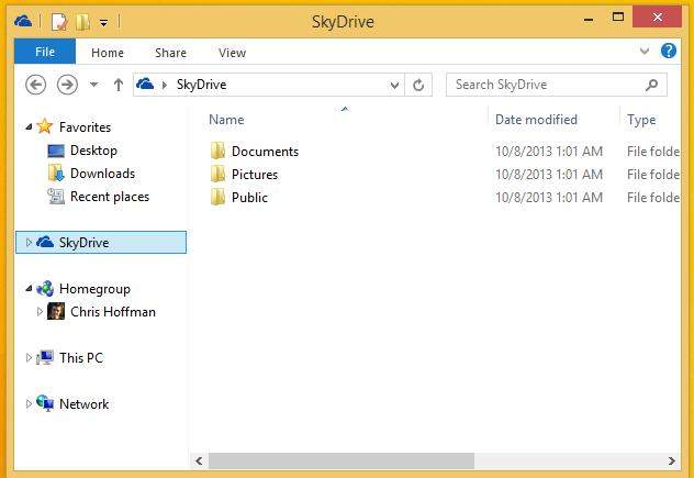 how to force skydrive to store your files on your hard drive in windows 8.1