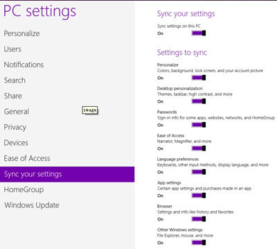 Select a Microsoft account or local account in Windows 8