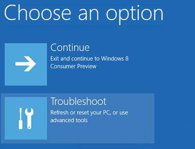 start in safe mode on windows 8