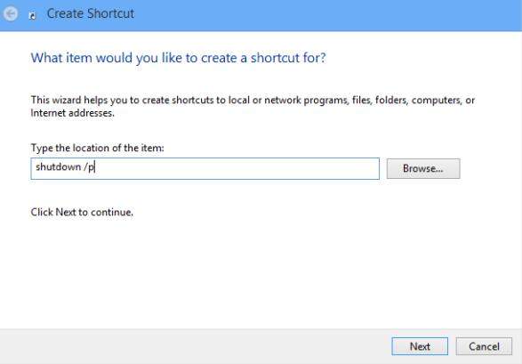 create a reboot tile in windows 8