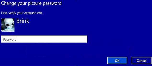 change picture password in windows 8.1