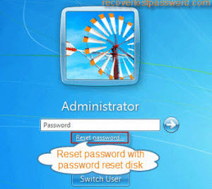 windows 7 administrator password reset disk