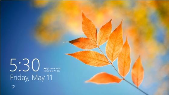 customize windows 8 lock screen