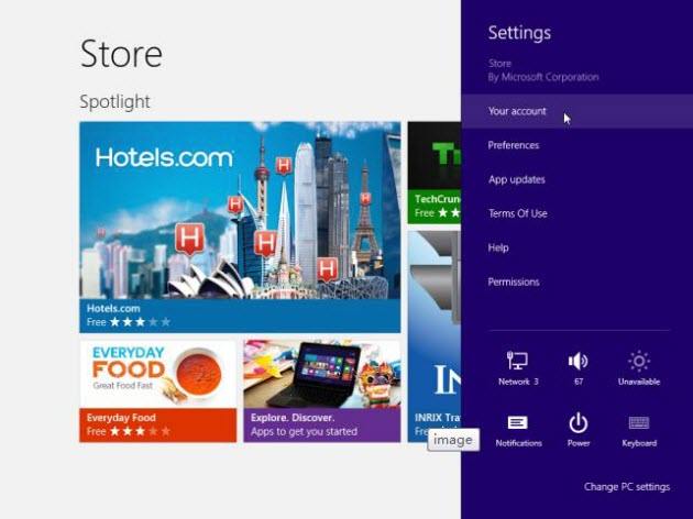 share apps between multiple accounts on windows 8