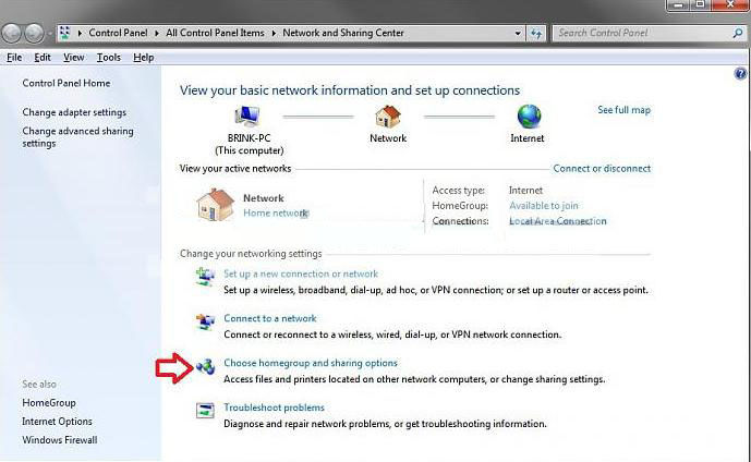 view homegroup password in windows 7