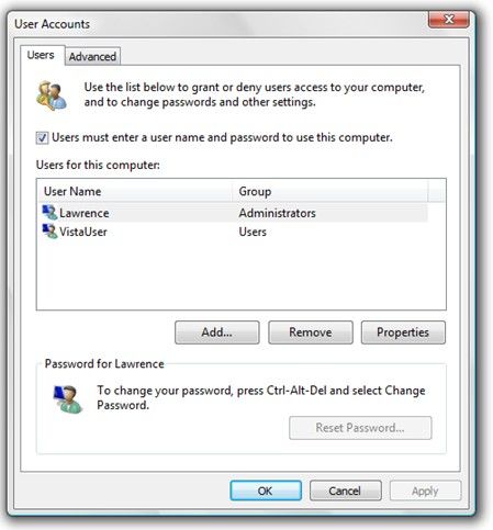 turn off windows 7 admin password