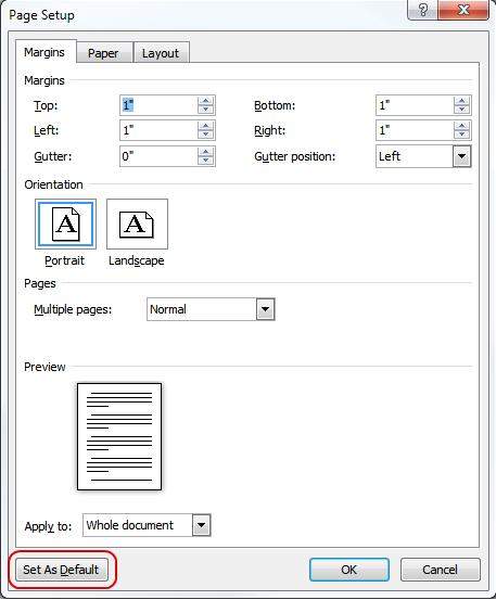 how to change the default font in word 2013