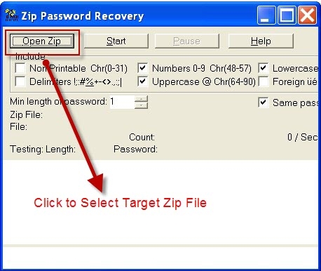 free ZIP file password recovery