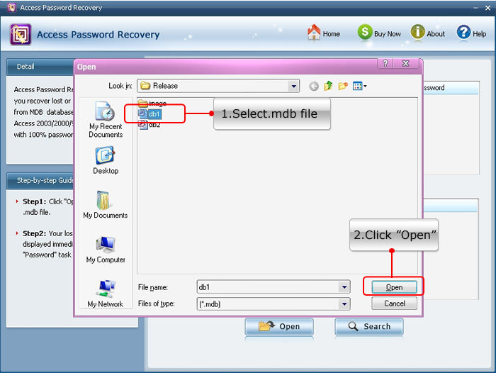 Access 2010 MDB password recovery