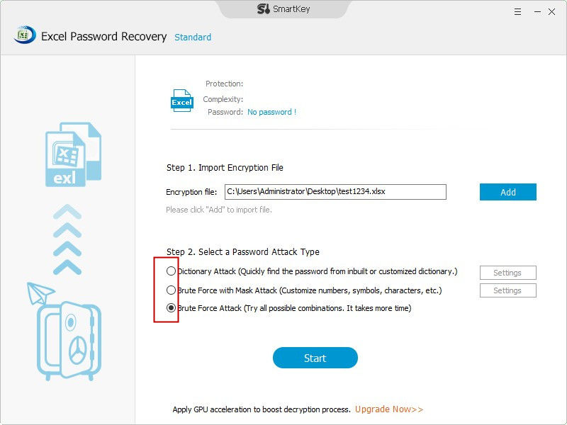 crack excel password