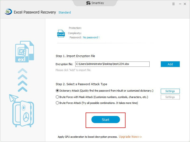 recover excel password