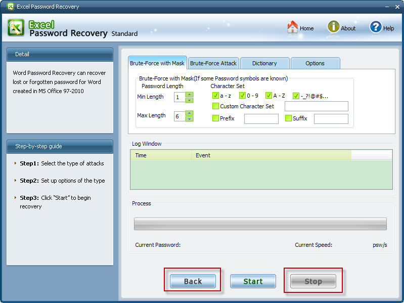 reset Excel password