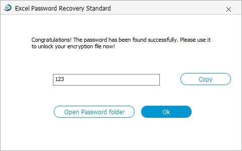 password recovered