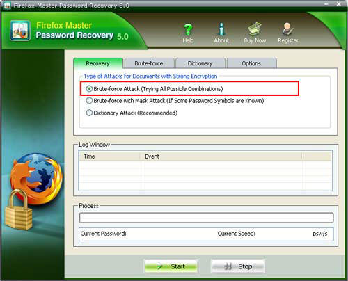 Firefox Master Password Recovery