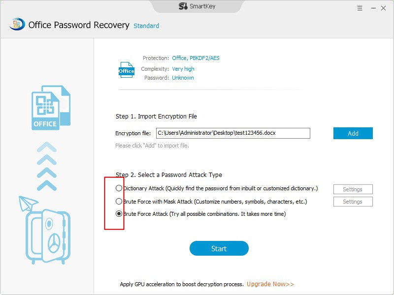 crack office password