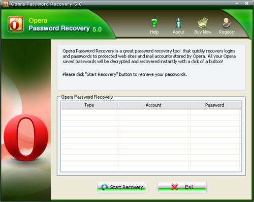 Opera Password Recovery