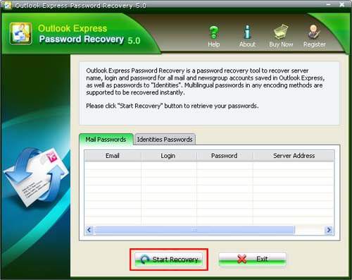 Recover Outlook Express Password