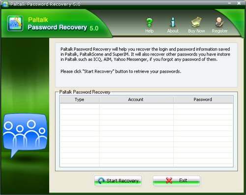 Paltalk Password Recovery