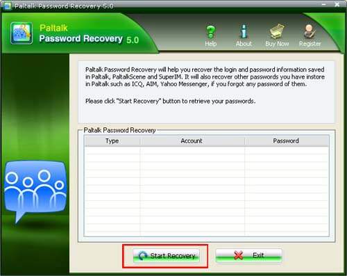 Recover Paltalk Password