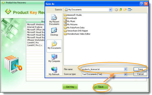 find microsoft excel serial number in registry