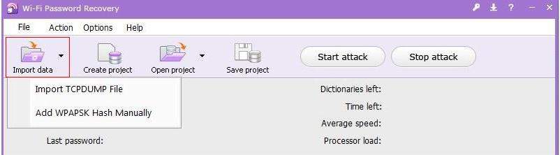 input data of wireless