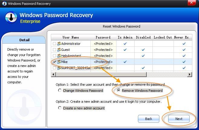 windows 8 password reset usb tool