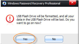 burn Password Recovery disk