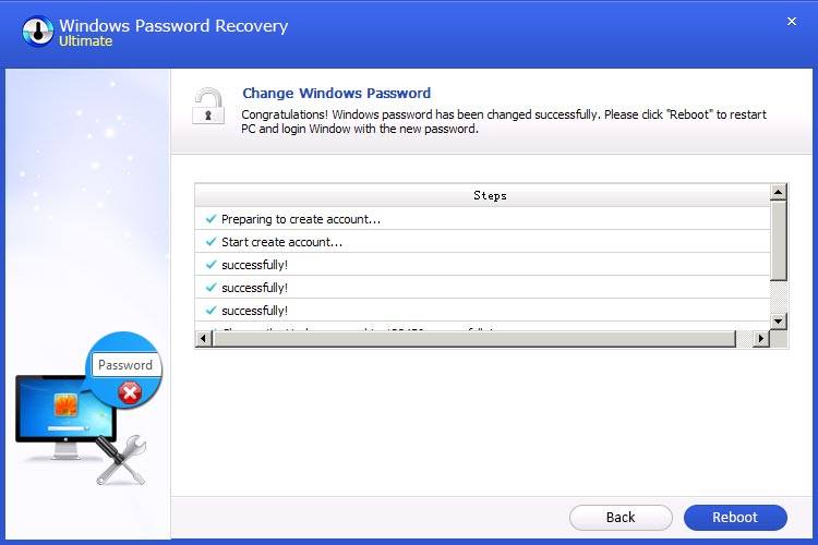 change windows password