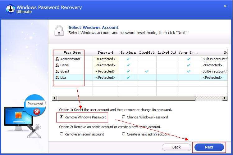 windows 8.1 password recovery