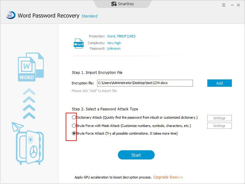 recover word 2007 password