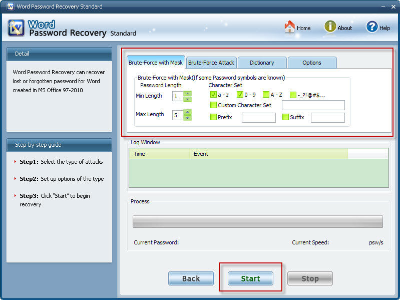 recover Microsoft Word 2007 password