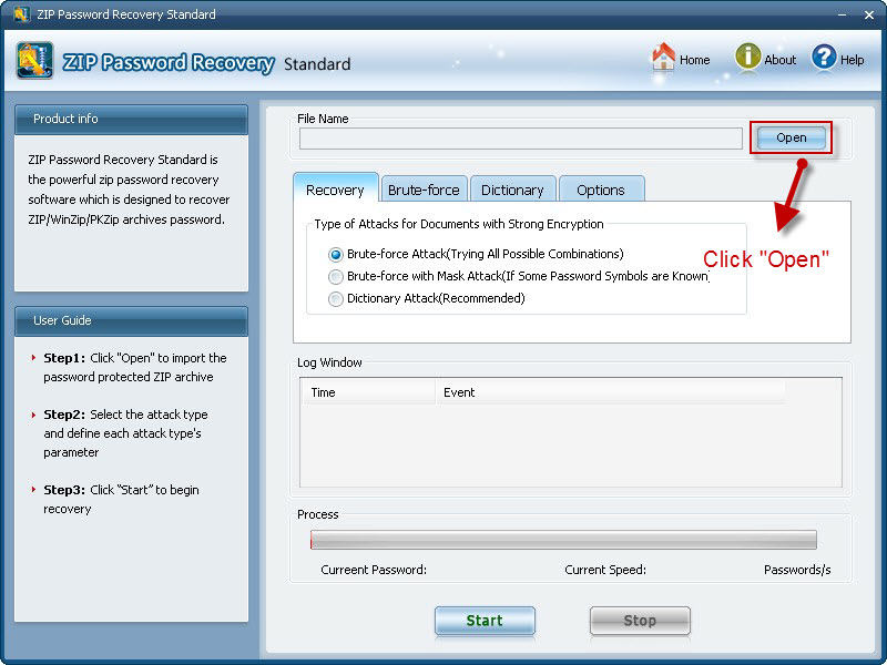 remove password from ZIP files