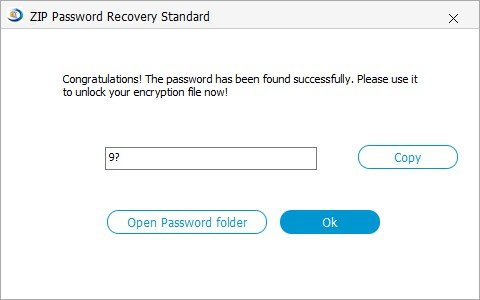 recover forgotten password from a ZIP file