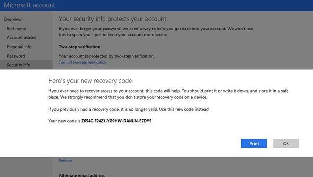 microsoft account receives new security features