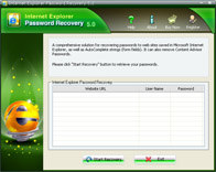 IE Password Recovery Screenshots