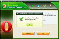 Recover Opera Master Password