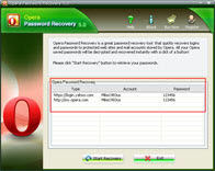 Opera Password Recover Screenshots